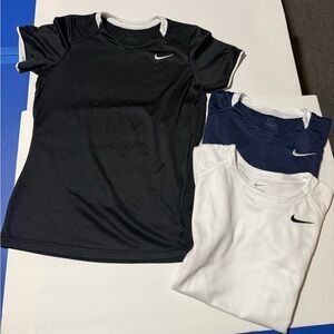 Nike Women’s Black, Navy, and White Tees